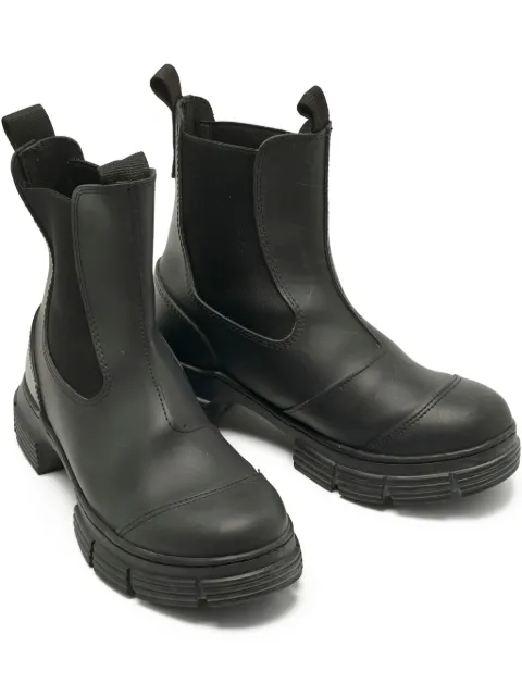 GANNI pull-tab ankle boots