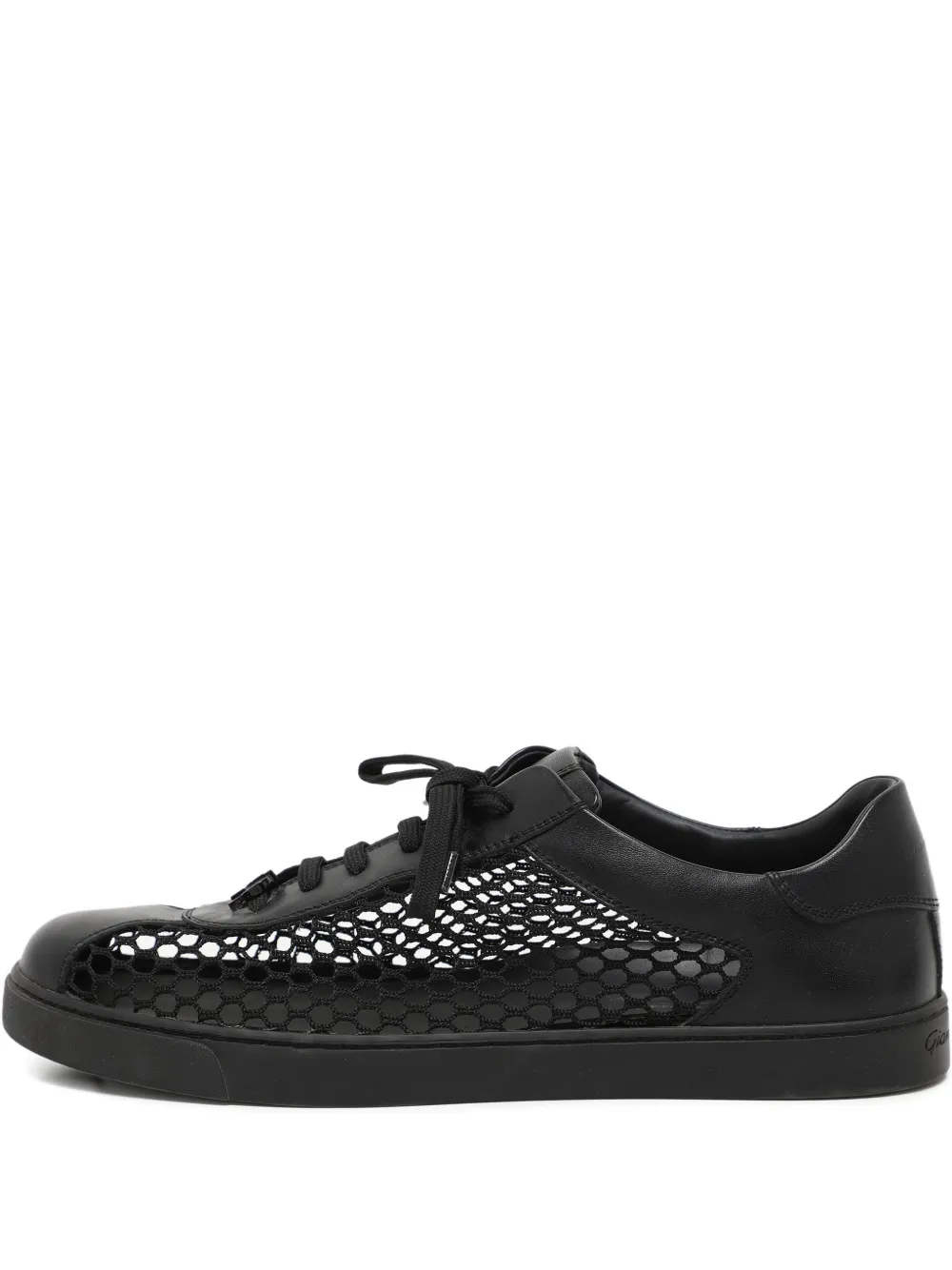 Gianvito Rossi Gestrickte Sneakers - Schwarz
