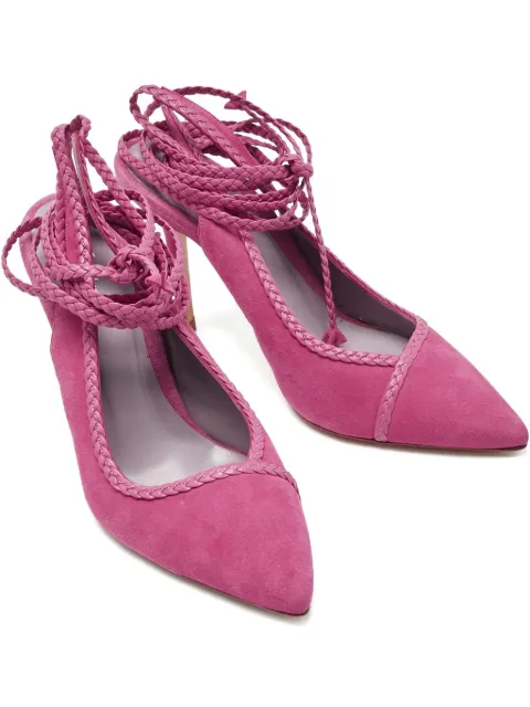 TITI ADESA ankle-wrap pointed pumps