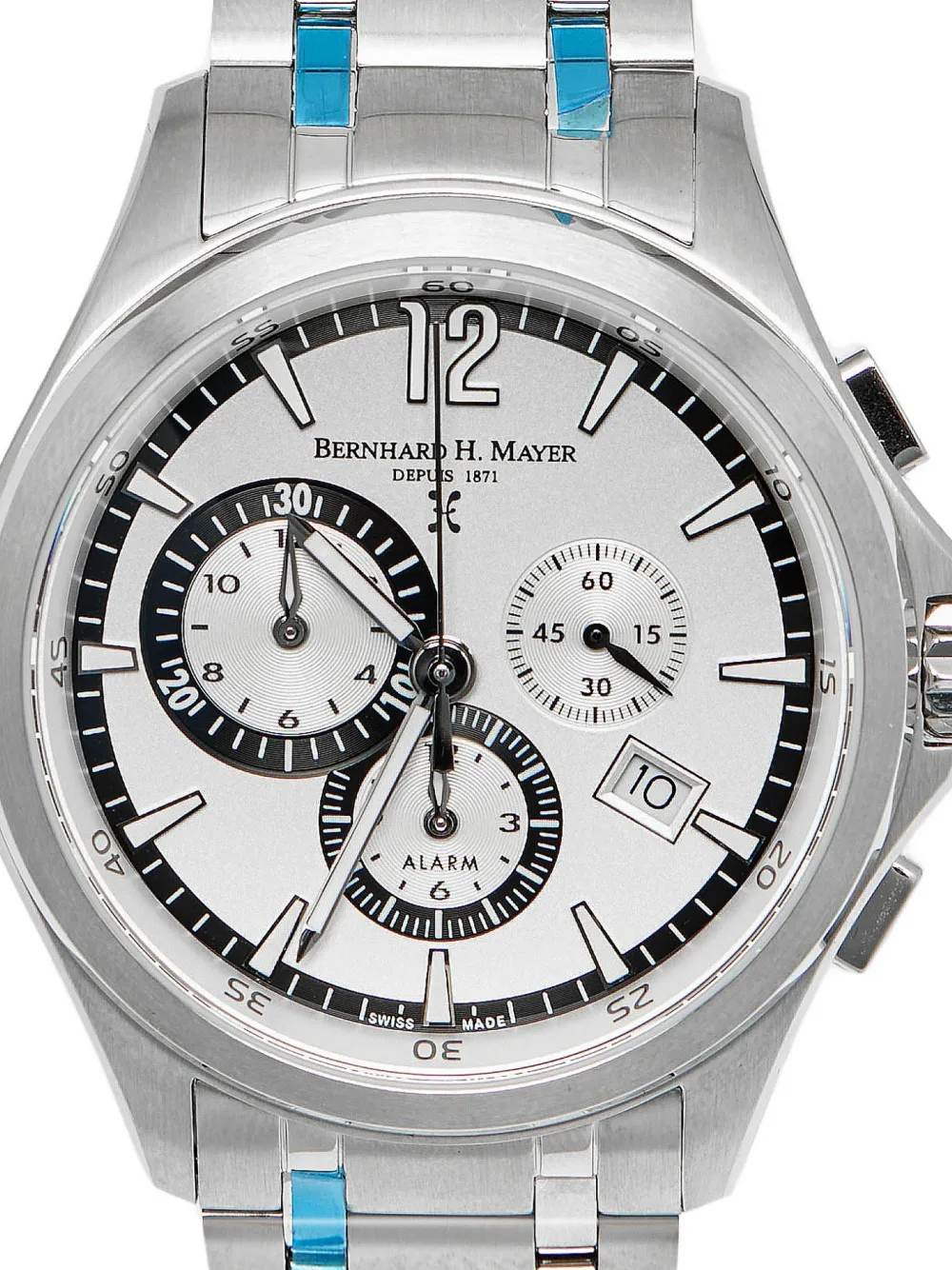 BERNHARD H MAYER Orologio Virtus in acciaio inossidabile 43mm - Argento