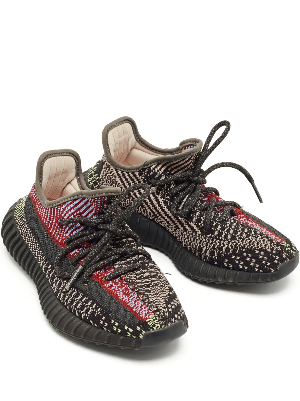 adidas Yeezy baskets Boost 350 V2 en maille | noir | Image 1