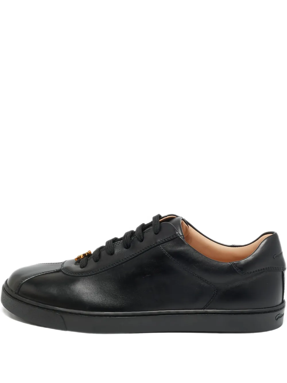 Gianvito Rossi leather sneakers - Schwarz