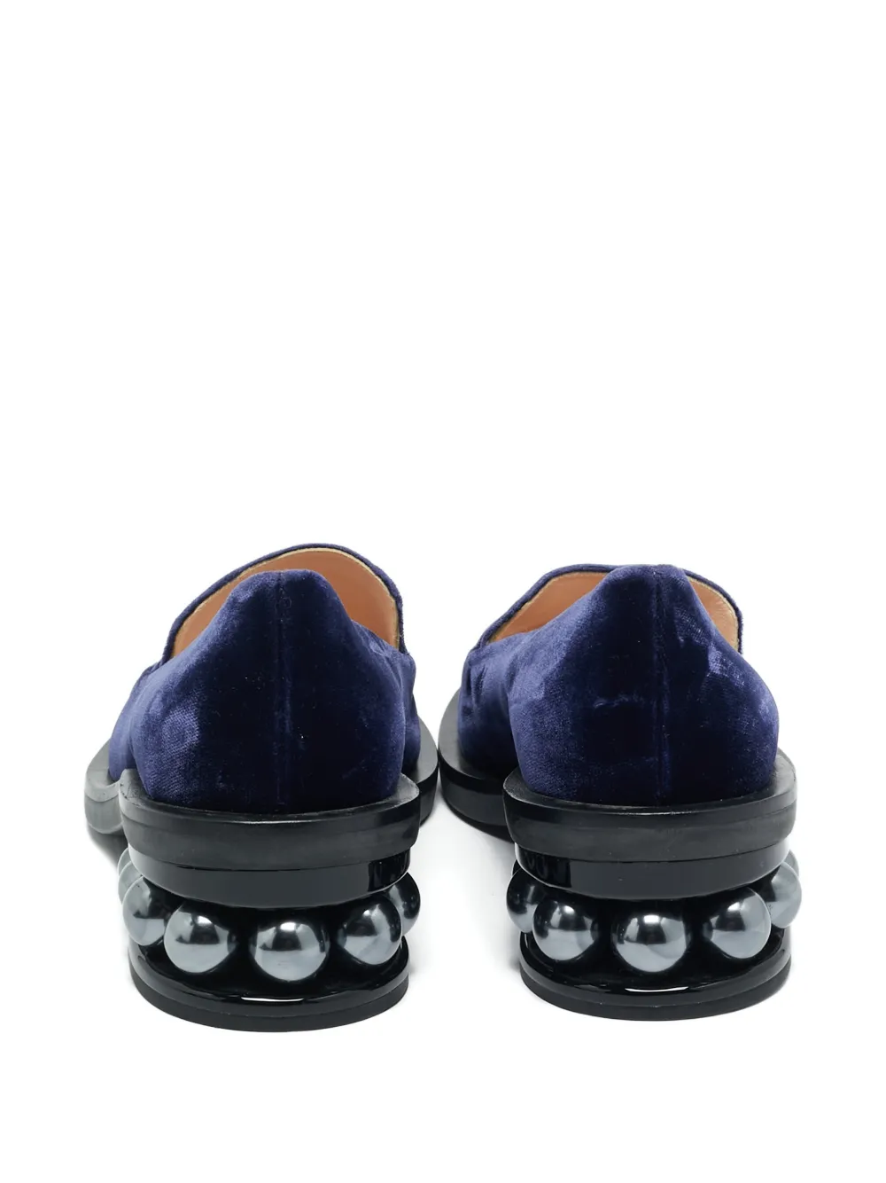 Nicholas Kirkwood pearl-embellished loafers - Blauw