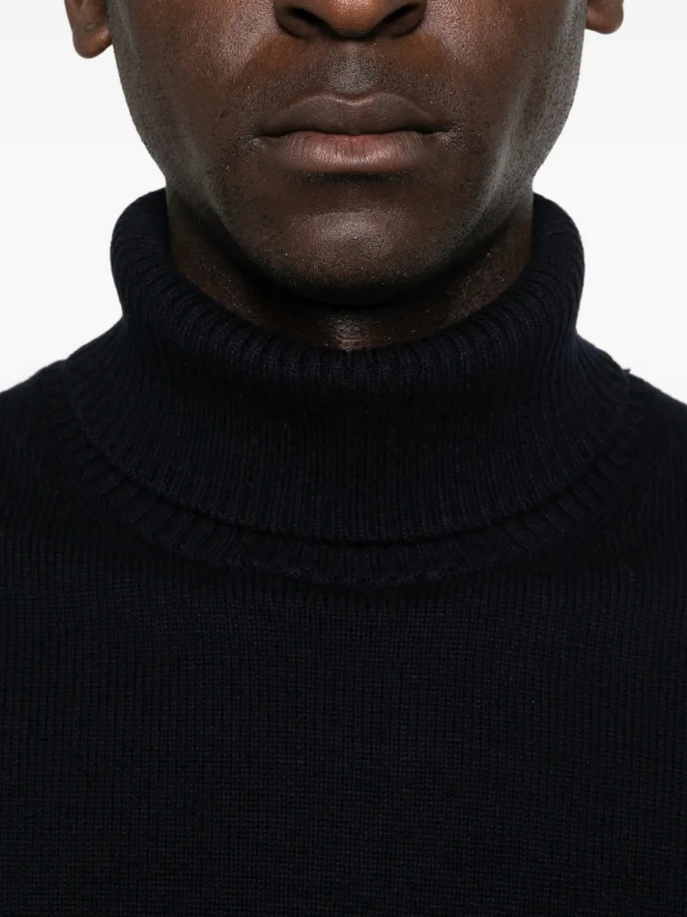 Roll-Neck Long-Sleeved Sweater