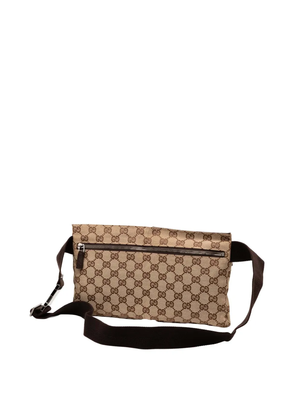 Gucci Pre-Owned 2000-2015 GG Canvas Double Pocket belt bag | Pre-Owned | Image 2