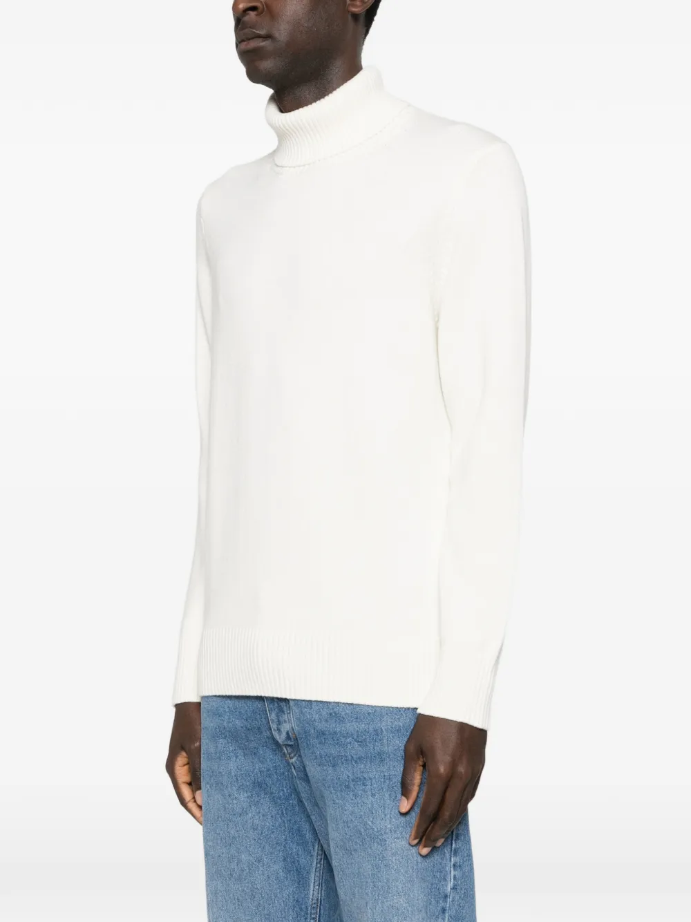  Kangra Roll-neck Jumper - White 