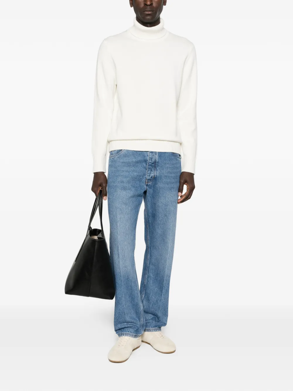 Kangra roll-neck jumper - Wit