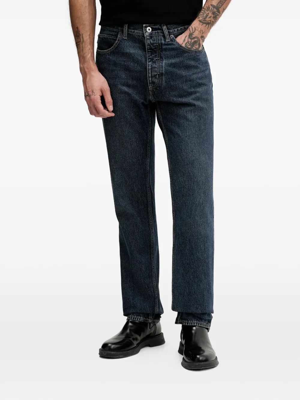 HUGO logo-patch jeans | Blau | Image 1