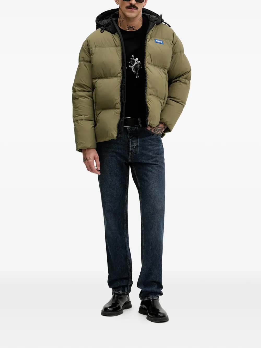 HUGO logo-patch jeans | Regular-Fit-Jeans | Image 2