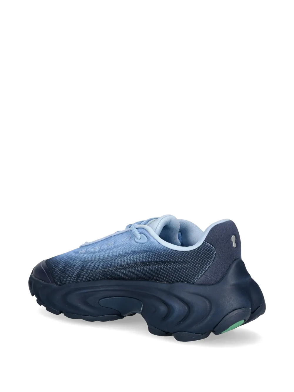 Lacoste Spinor gradient-effect logo-patch sneakers Blauw