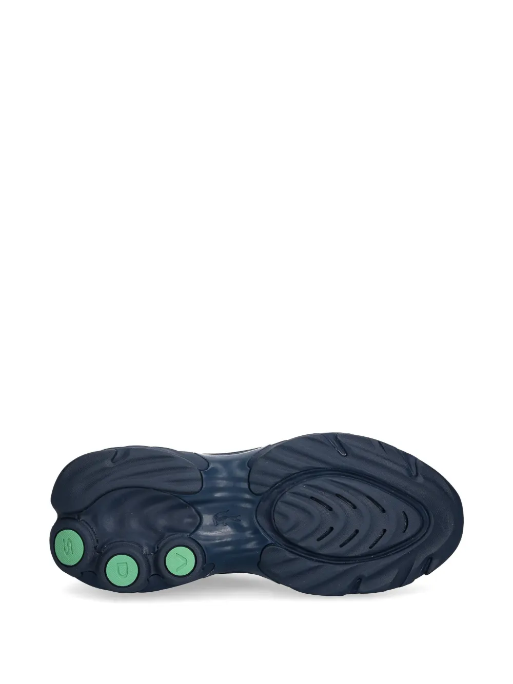 Lacoste Spinor gradient-effect logo-patch sneakers Blauw