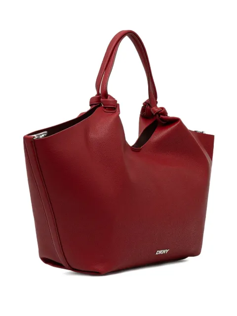 DKNY large Paulaknotted handle tote bag