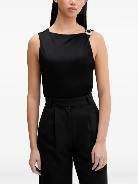 HUGO logo-buckle sleeveless top