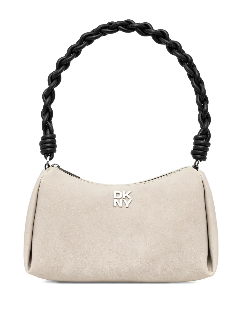 DKNY twisted-handle logo tote bag - Neutrals