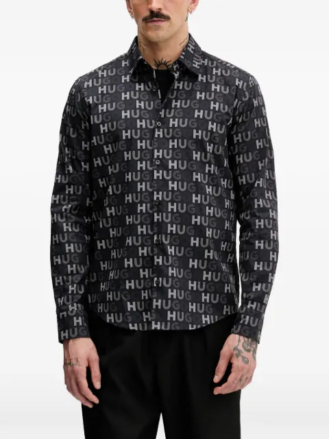 HUGO logo-print shirt