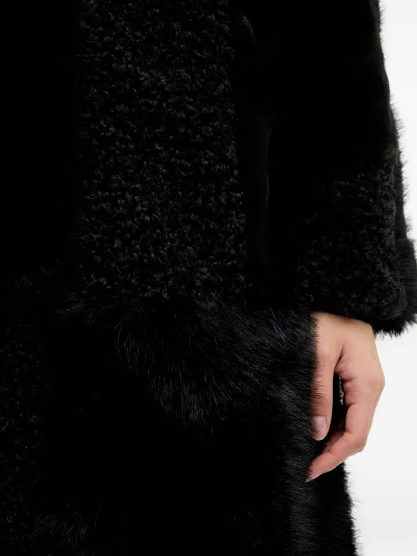 DKNY Winter faux-fur Coat | Black | FARFETCH