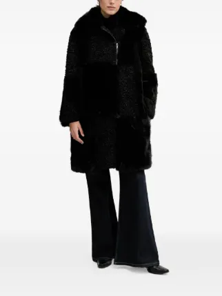 DKNY Winter エコファーコート | ブラック | FARFETCH JP