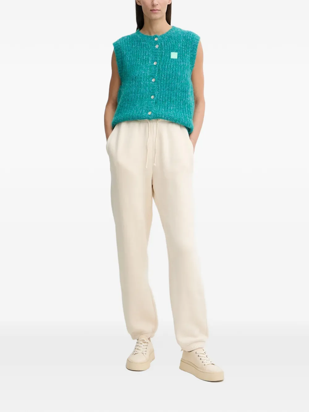 American Vintage Fiky pocket drawstring track pants - Beige