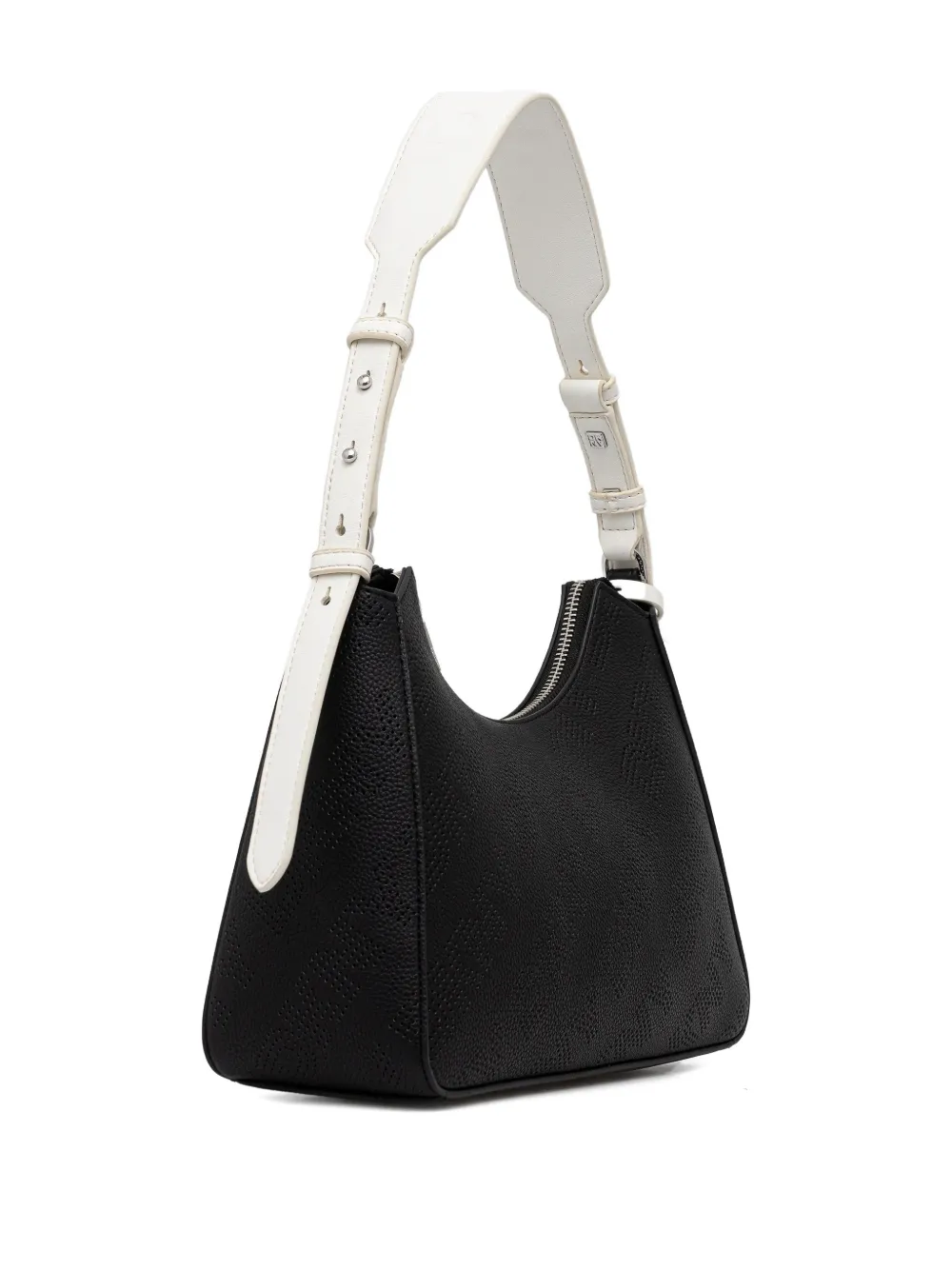 DKNY grained shoulder bag - Zwart