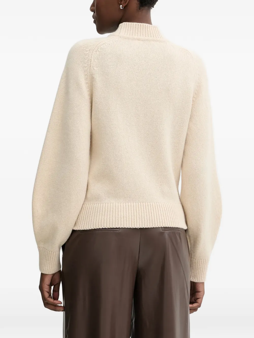  Sessùn Raglan-sleeve Roll-neck Sweater - Neutrals 