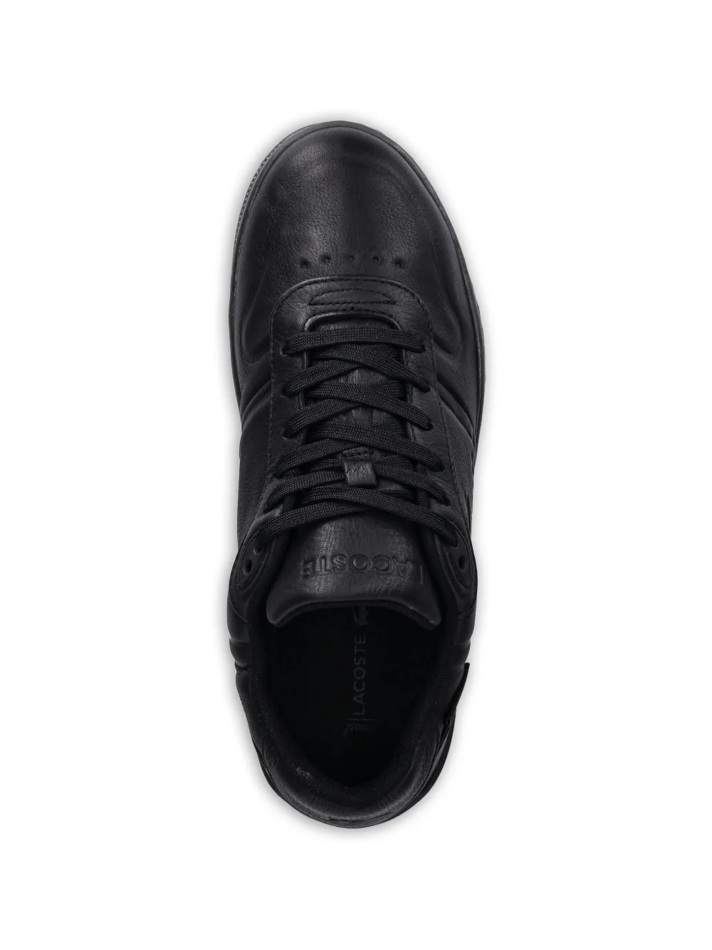 Lacoste T-Clip Shield sneakers met logo-reliëf Zwart