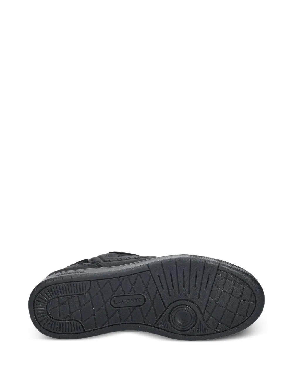 Lacoste T-Clip Shield sneakers met logo-reliëf Zwart