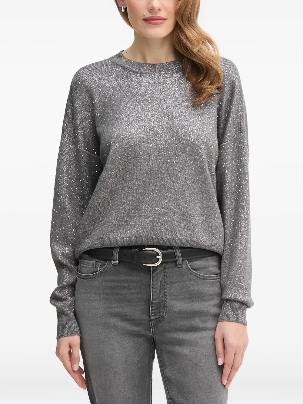 DKNY embellished sweater - Grigio