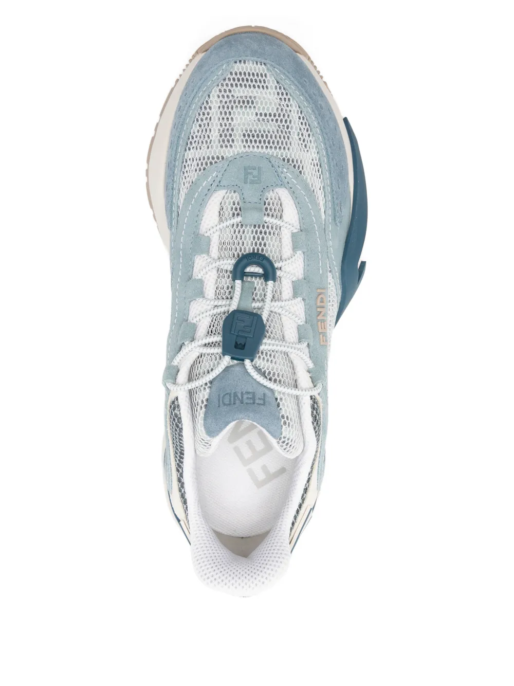 FENDI lace-up sneakers Blauw