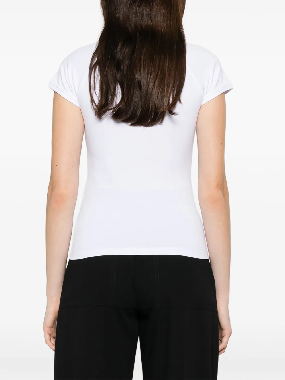 LOEWE T-shirt met geborduurd logo Wit