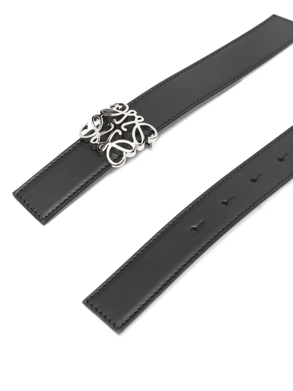  Loewe Logo-buckle Belt - Black 