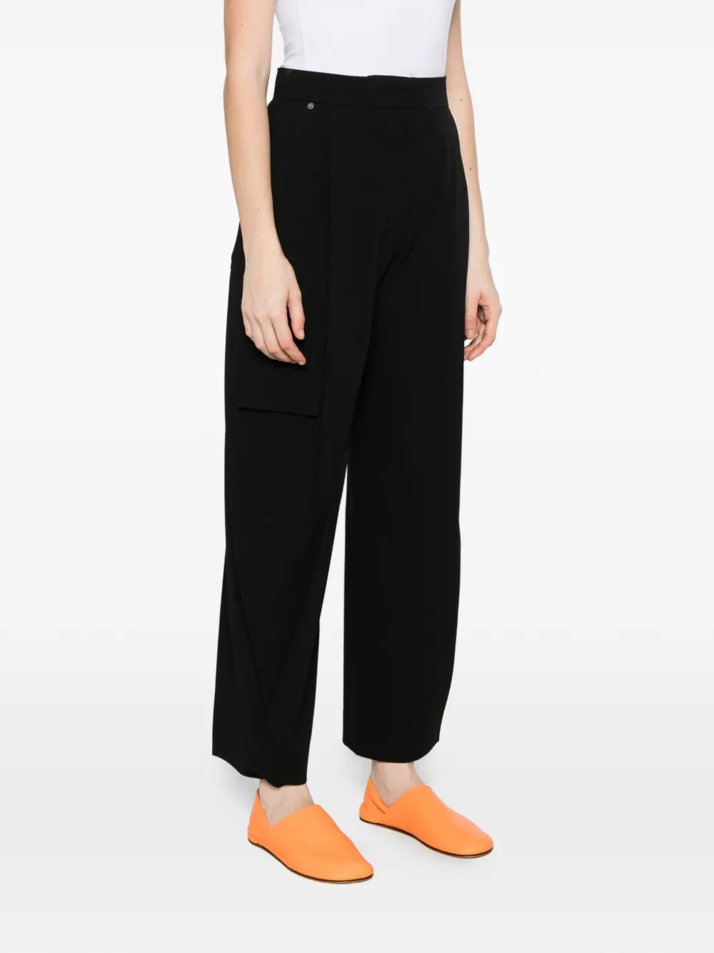  Loewe Plated Trousers - Black 