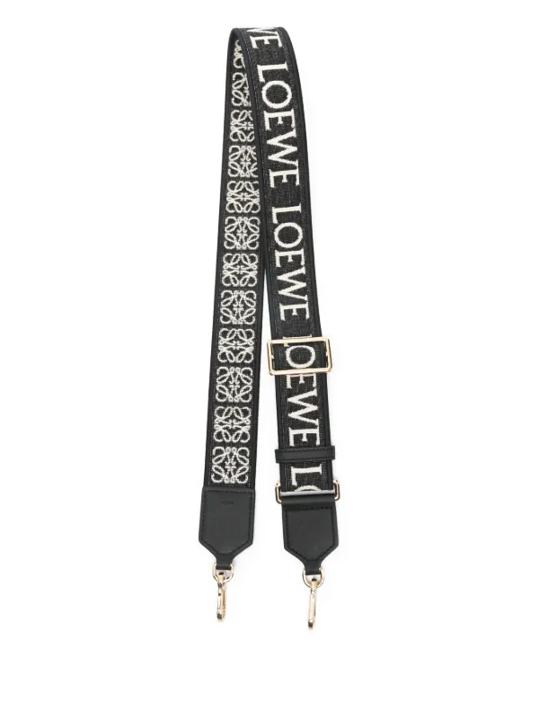 LOEWE ロゴ入りショルダーストラップ | ブラック | FARFETCH JP