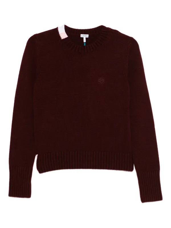 Loewe Round-neck Sweater in Red