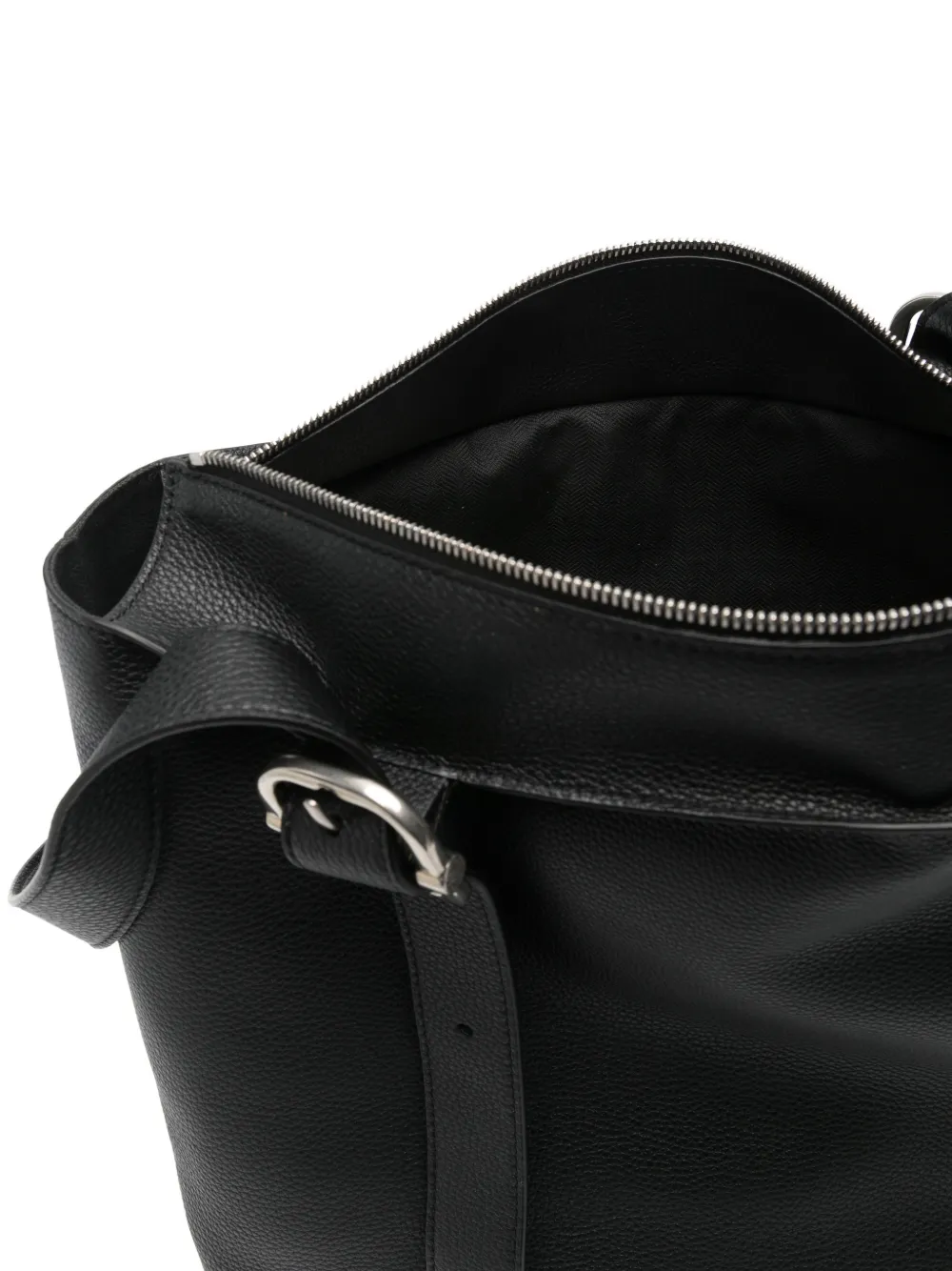 Loop buckle-detail tote bag