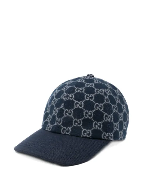 Gucci logo-pattern cap