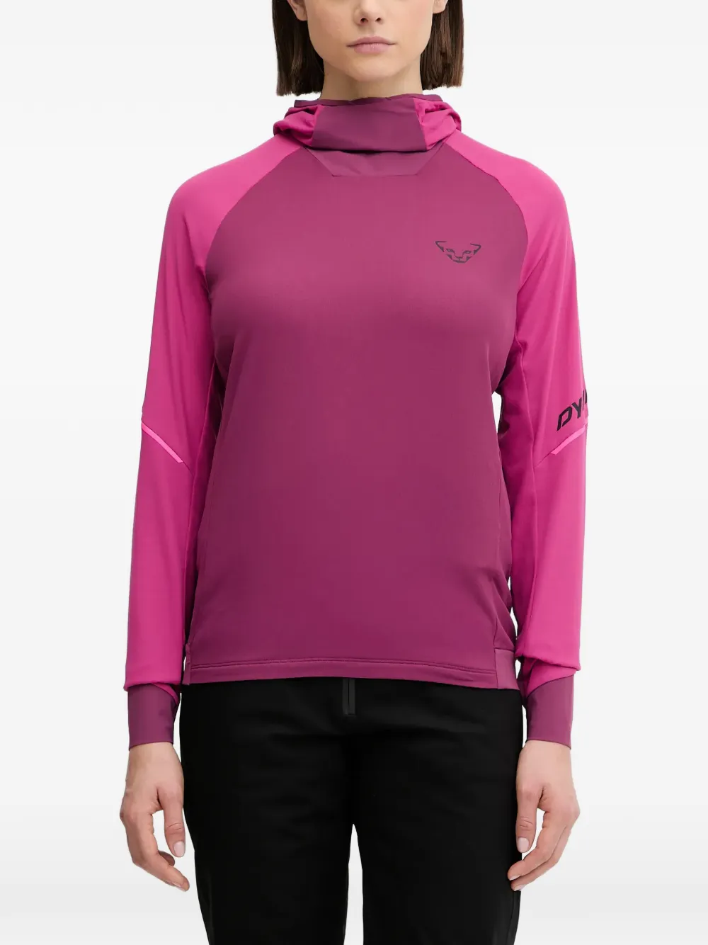 DYNAFIT Alpine long-sleeve thermal hoodie - Rosa