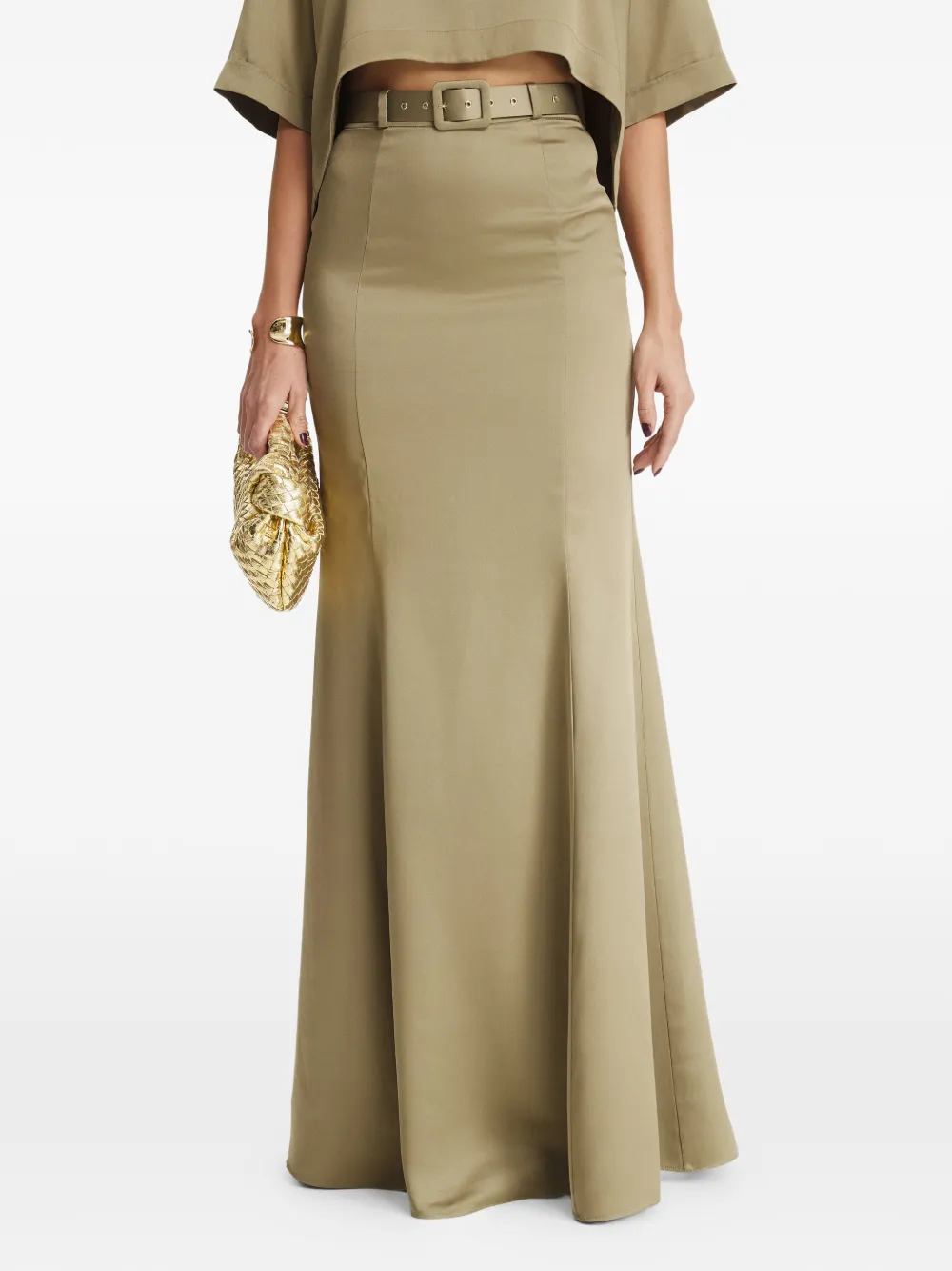 Anais Belted Maxi Skirt