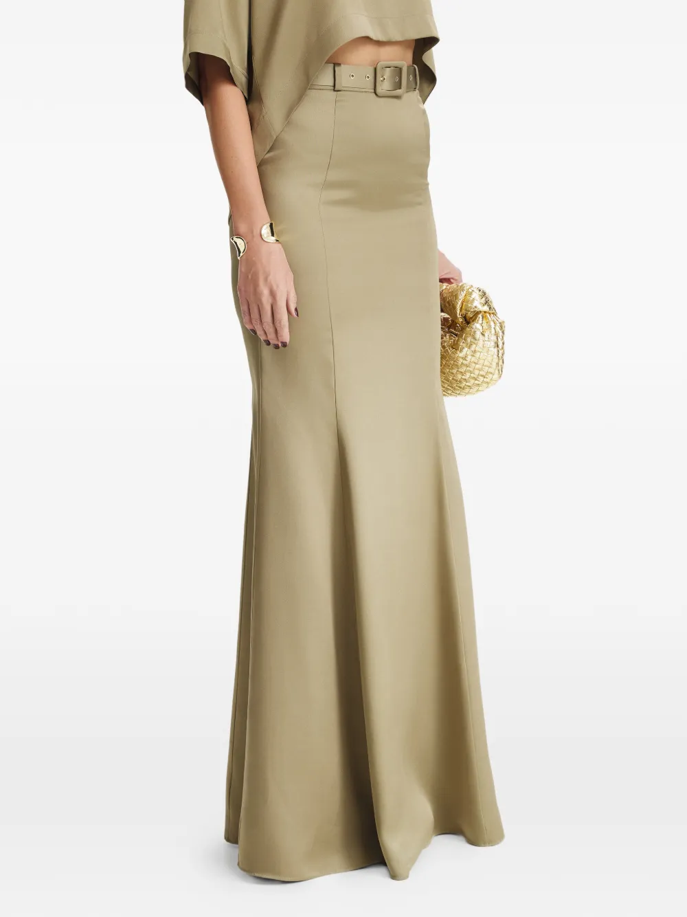 Anais Belted Maxi Skirt