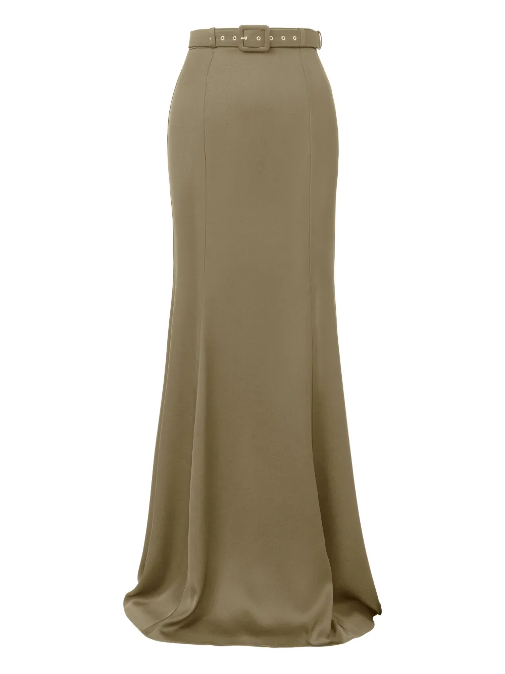 IL VOLO Anais belted maxi skirt - Verde
