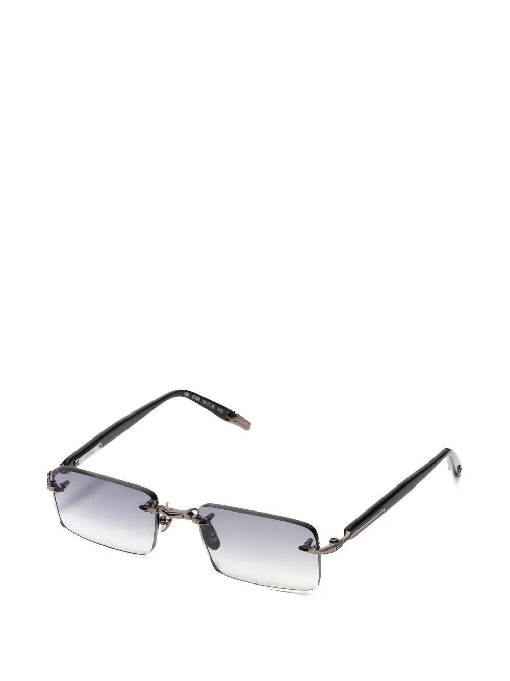 John Dalia rectangle sunglasses - Zilver