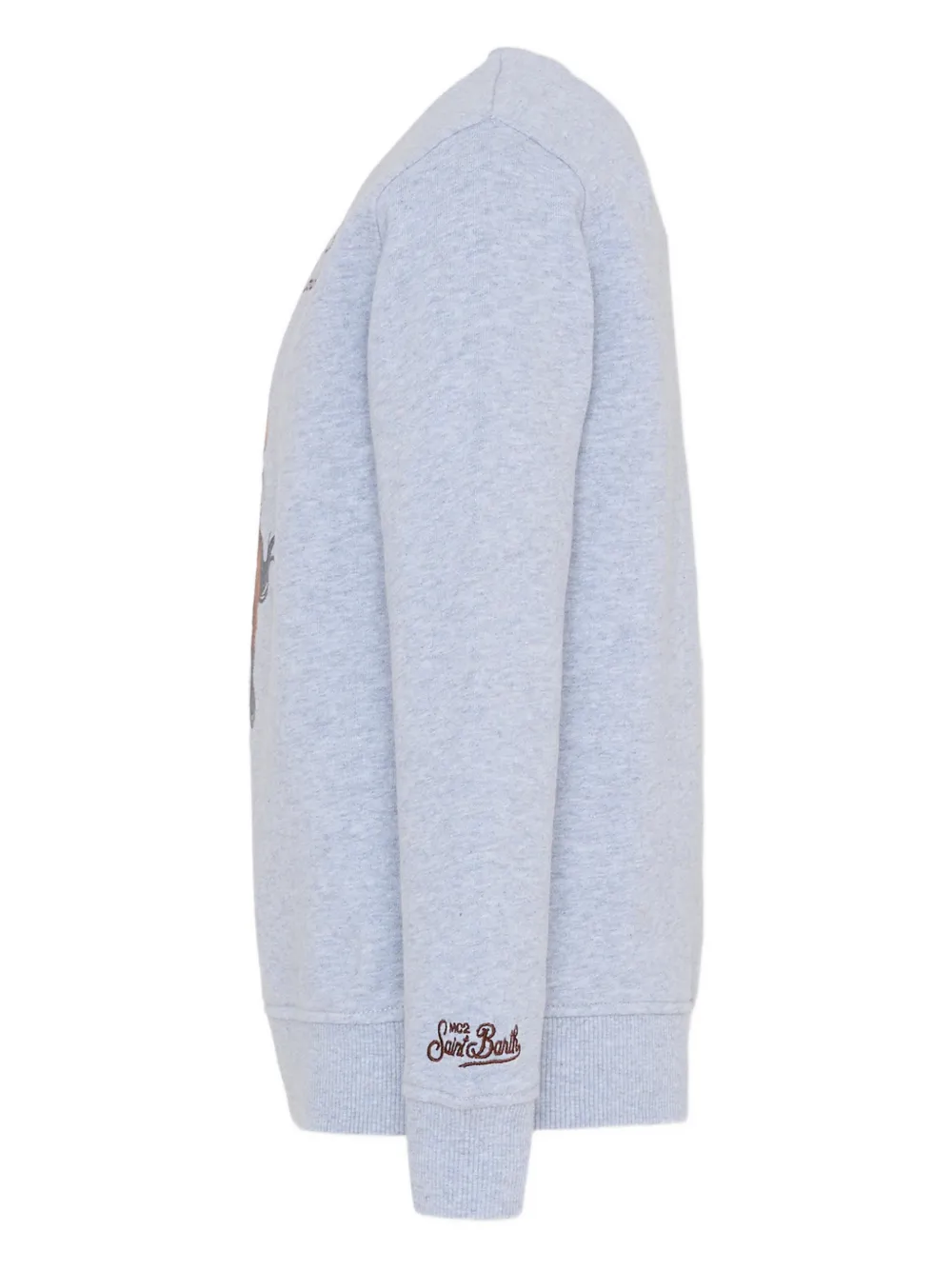 MC2 Saint Barth Kids Sweater met grafische print Grijs