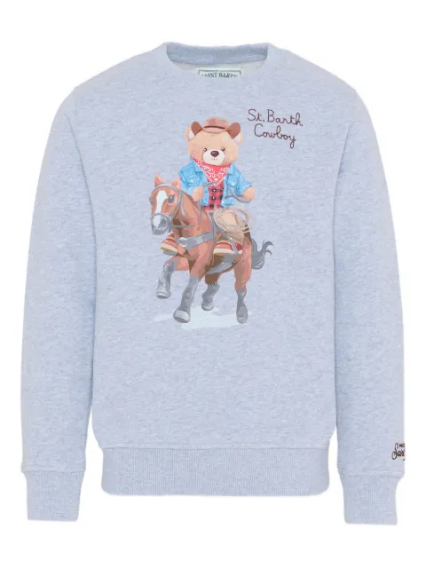 MC2 Saint Barth Kids bear-graphic sweatshirt