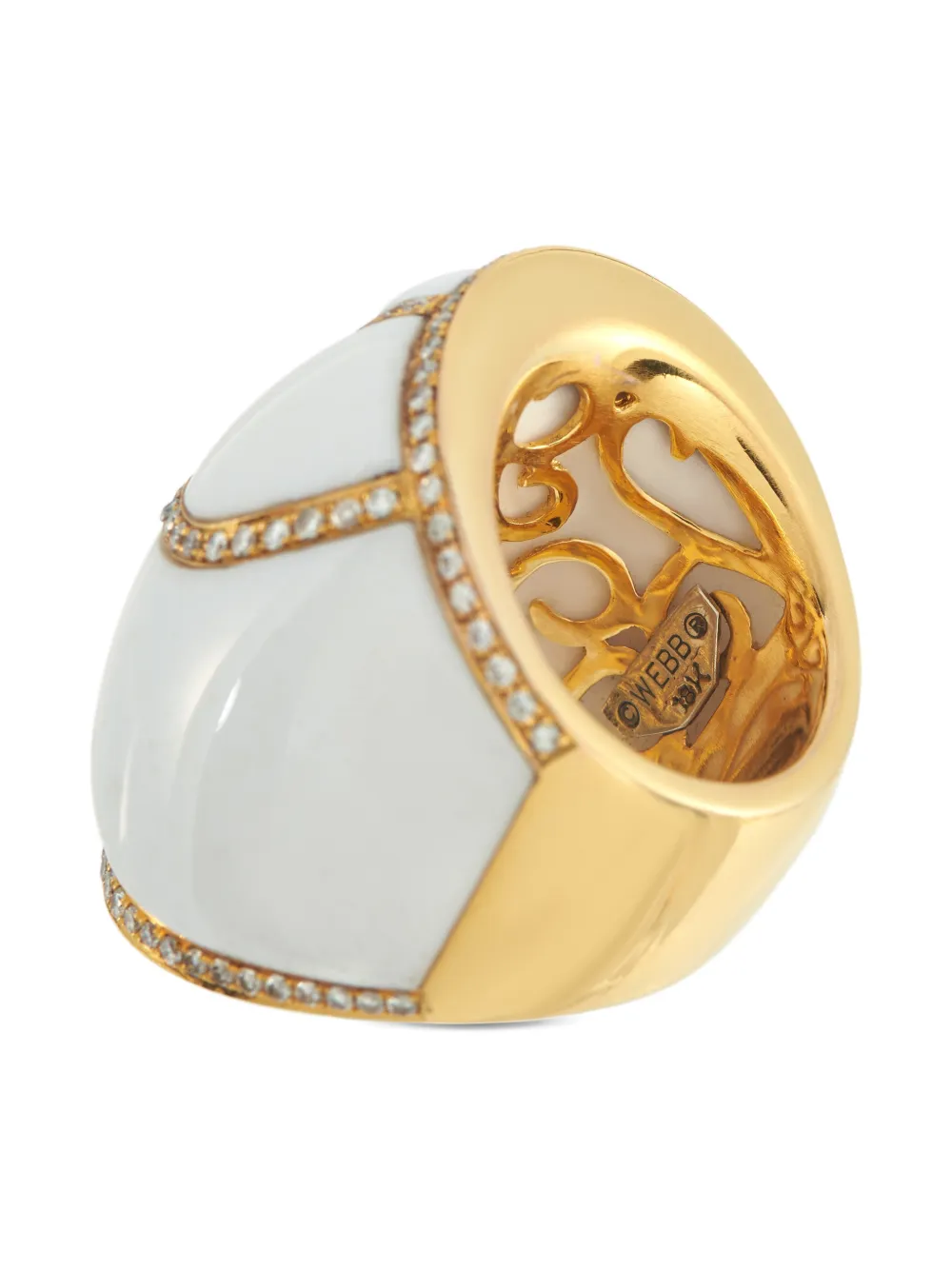David Webb diamond and agate ring | Image 2