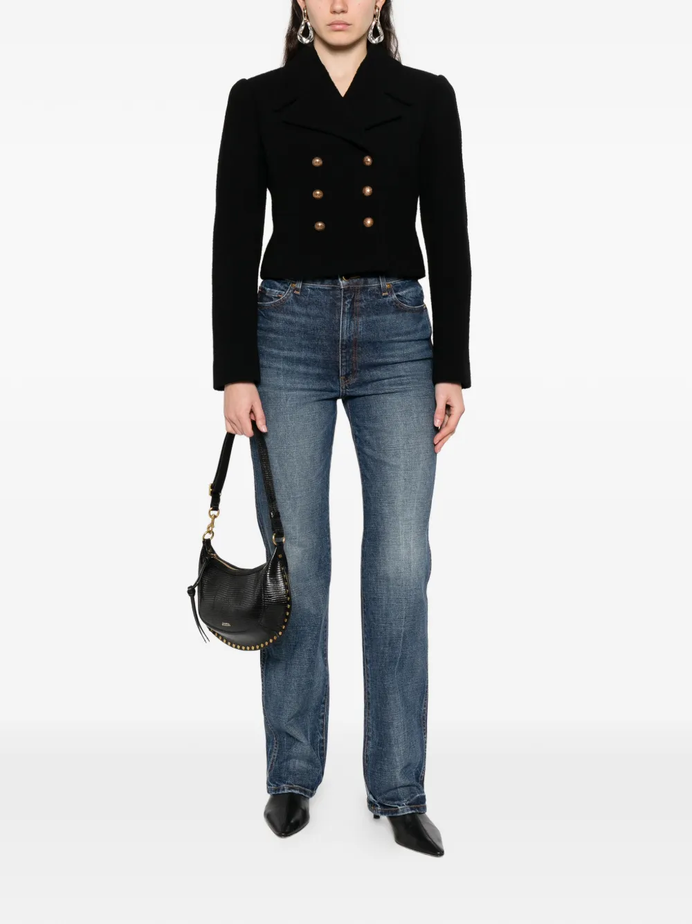  Chloé Double-breasted Jacket - Black 