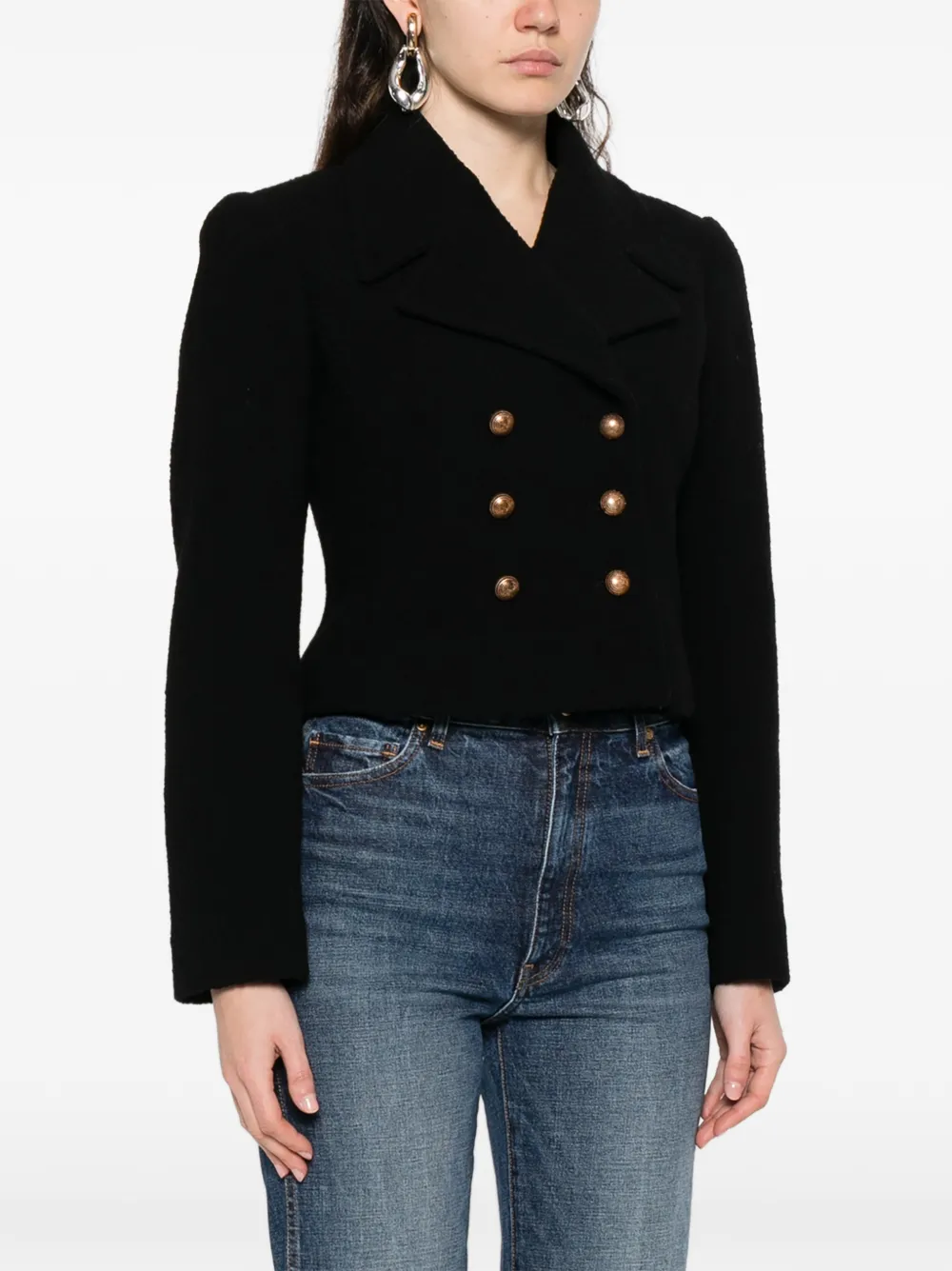  Chloé Double-breasted Jacket - Black 