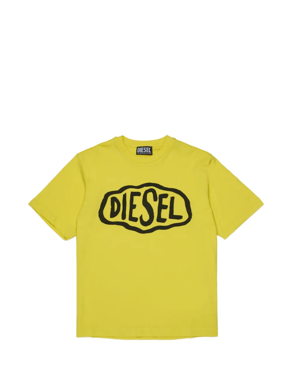 Diesel Kids T-shirt con logo - Giallo
