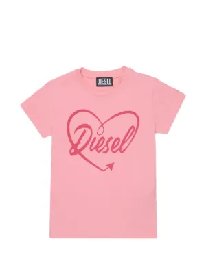 Diesel Kids ハートロゴ Tシャツ | ピンク | FARFETCH JP