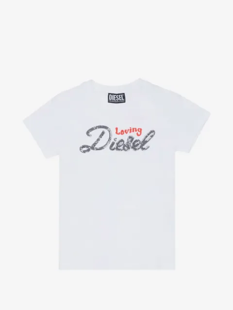 Diesel Kids playera con lentejuelas