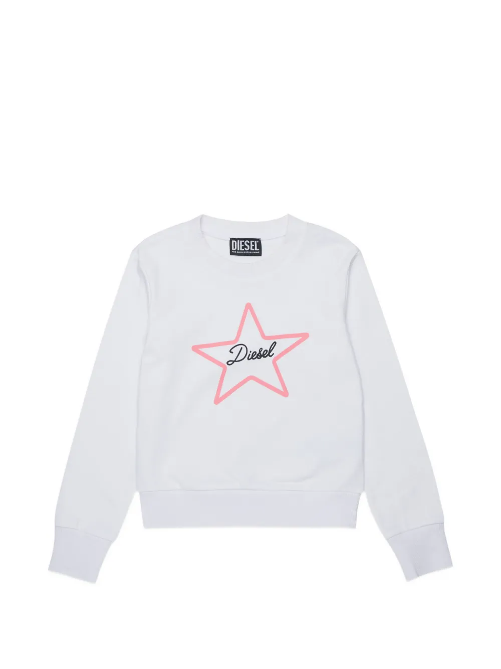 Diesel Kids star-print sweatshirt - White