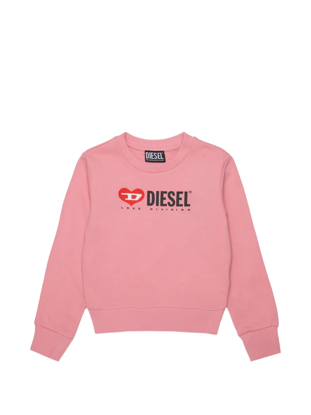 Diesel Kids Selovop graphic-print sweatshirt - Pink